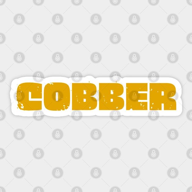 Cobber Sticker by Timeless Chaos